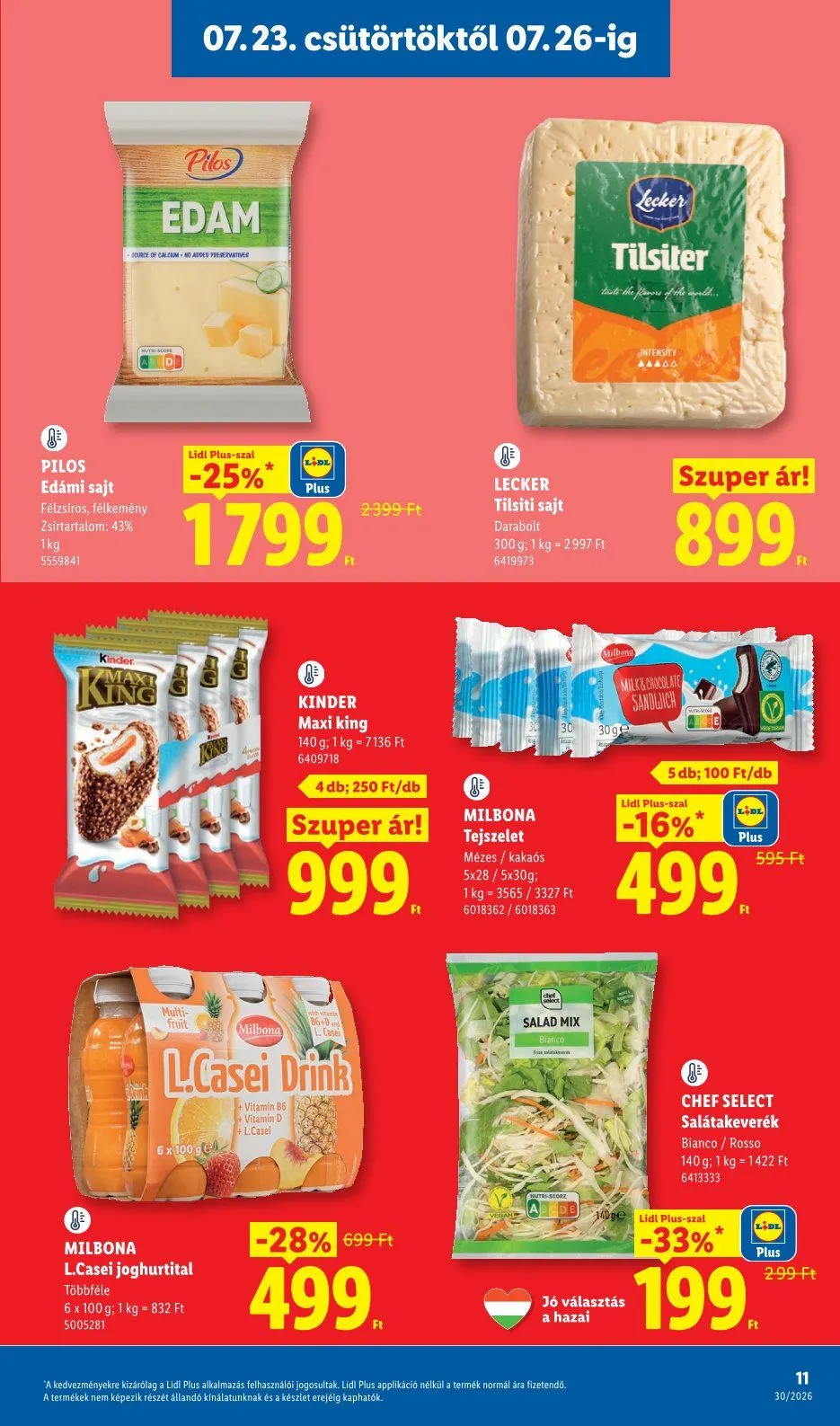 Katalógus  Lidl legfrissebb ajánlatai július 23.-tól július 29.-ig 2026. - Oldal 11
