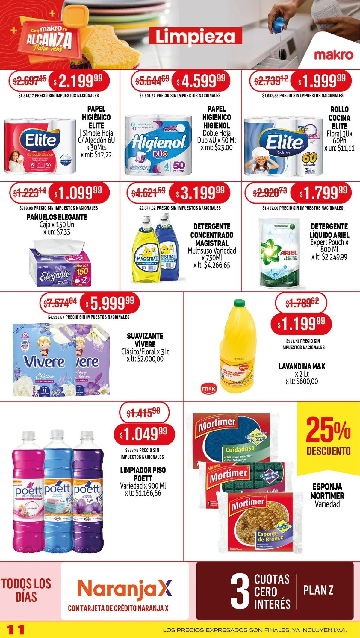 Ofertas de Ofertas Makro 17 de julio al 23 de julio 2025 - Página 11 del catálogo