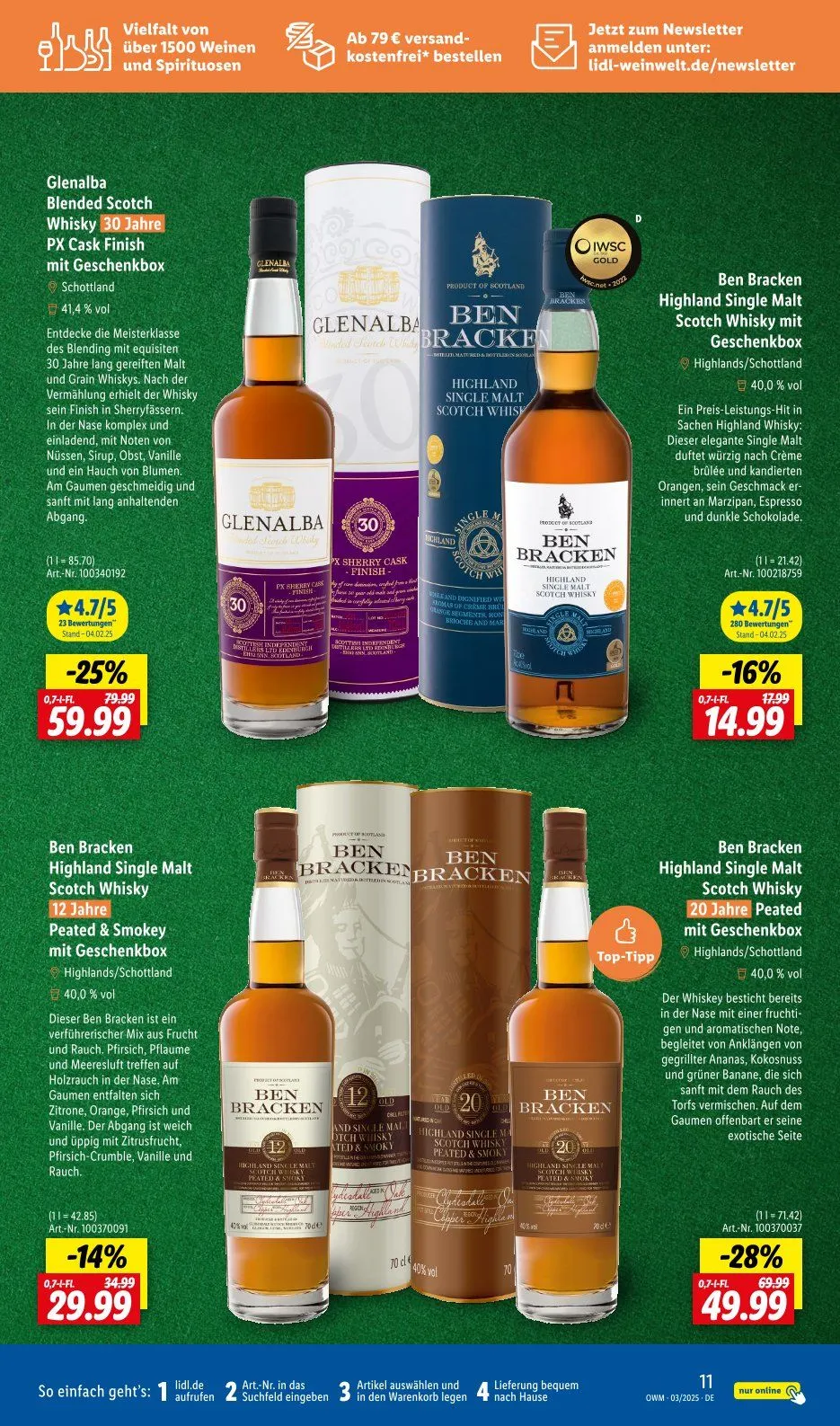 Lidl Prospekt von 5. März bis 31. März 2025 - Prospekt seite 11