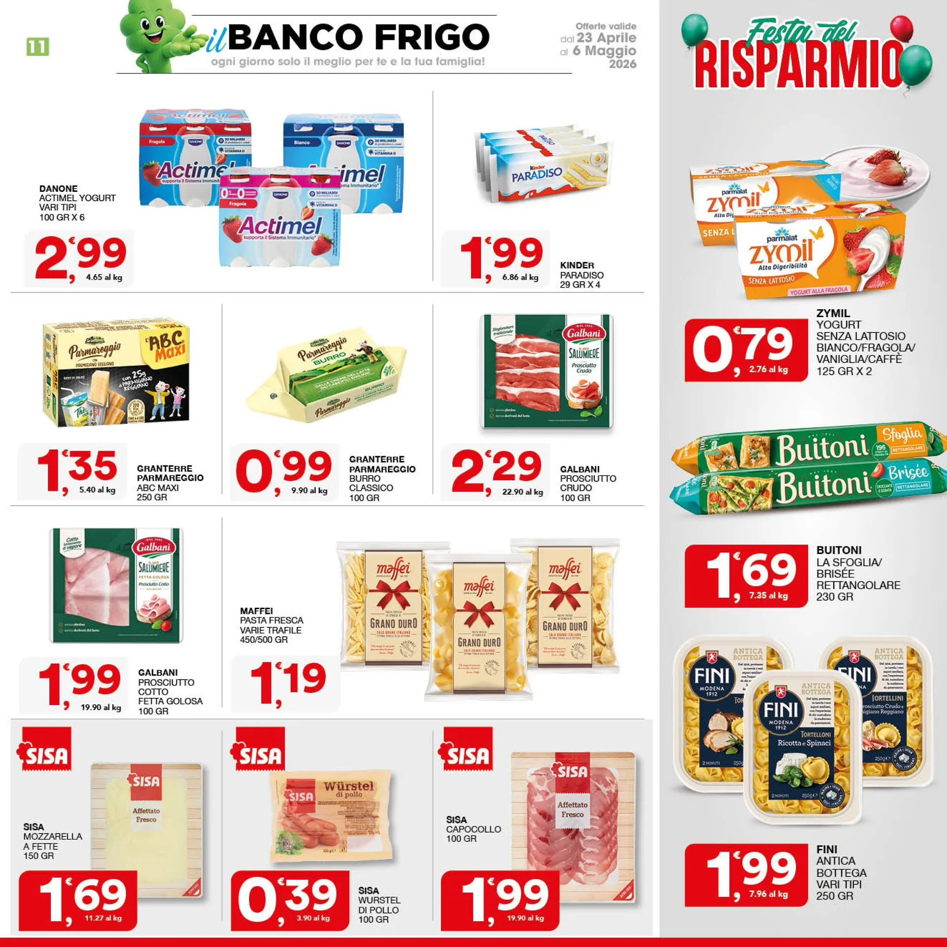 Sisa Volantino da 23 aprile a 6 maggio di 2026 - Pagina del volantino 11