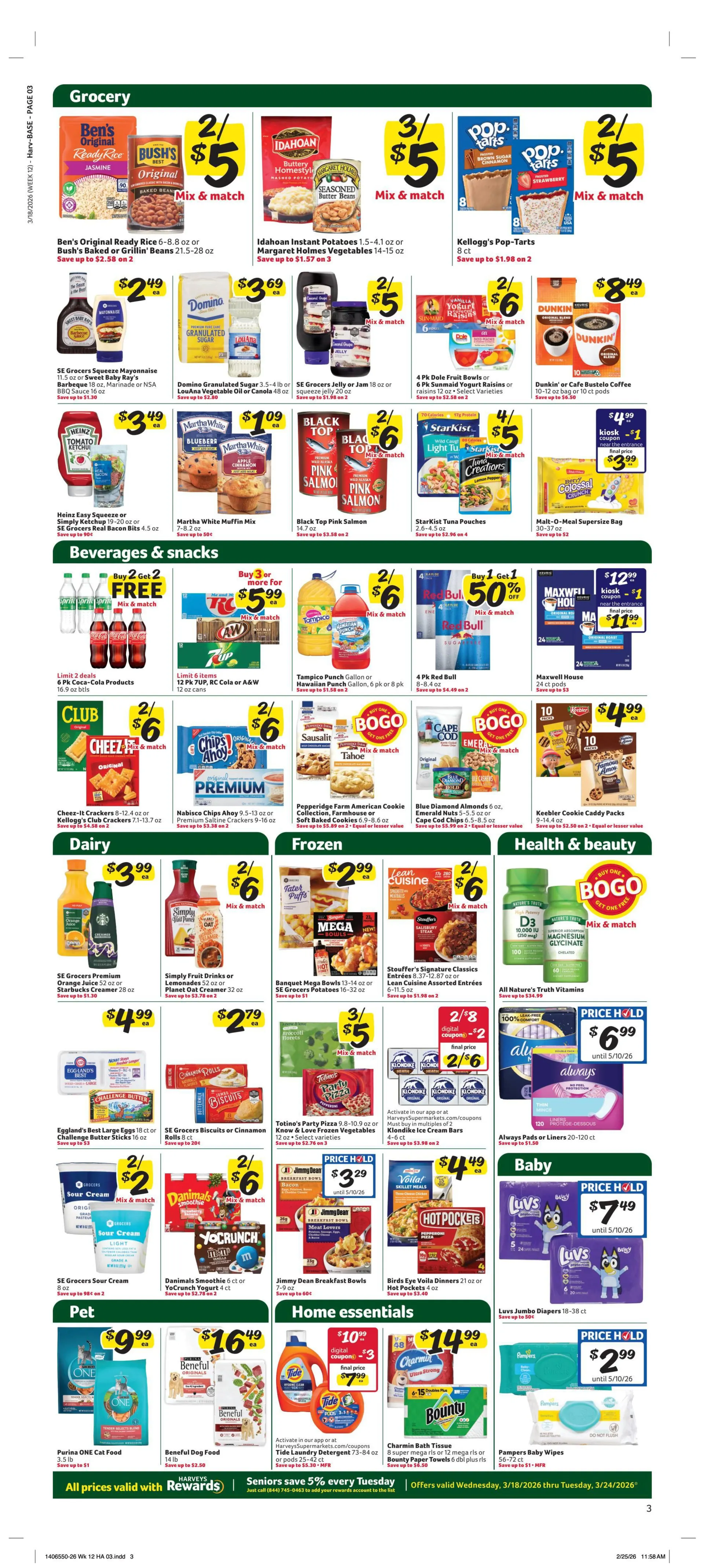Weekly ad Harveys Supermarket weekly ads from March 18 to March 24 2026 - Page 7
