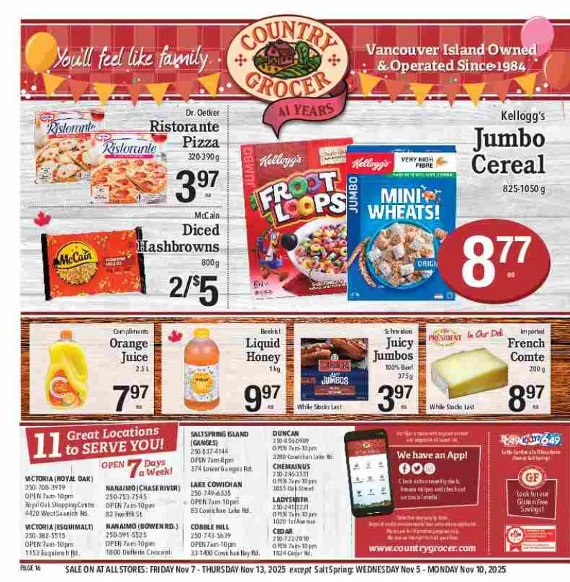 Country Grocer Sales from November 7 to November 13 2025 - flyer page 7