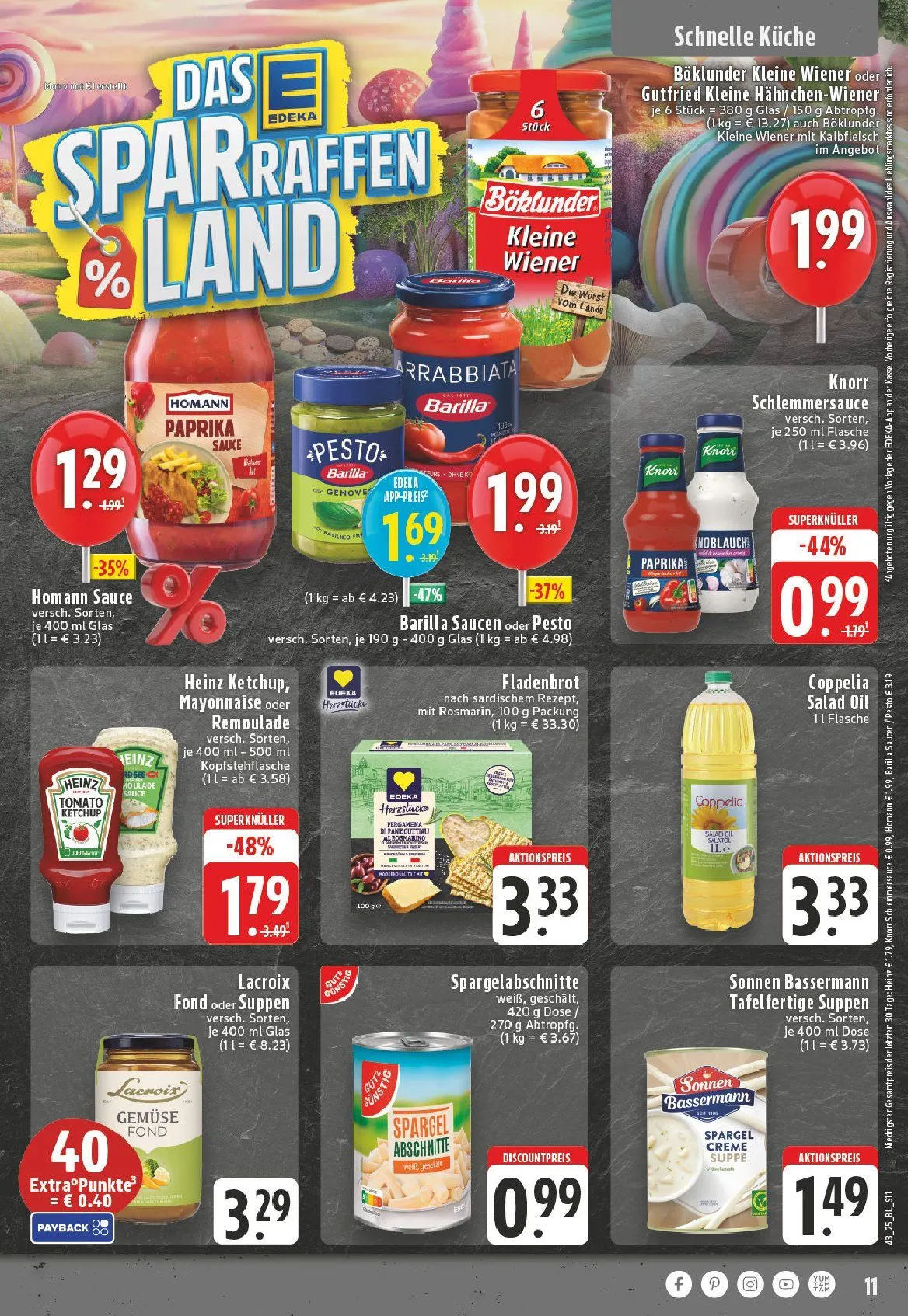 Edeka Angebote von 18. Oktober bis 25. Oktober 2025 - Prospekt seite 11