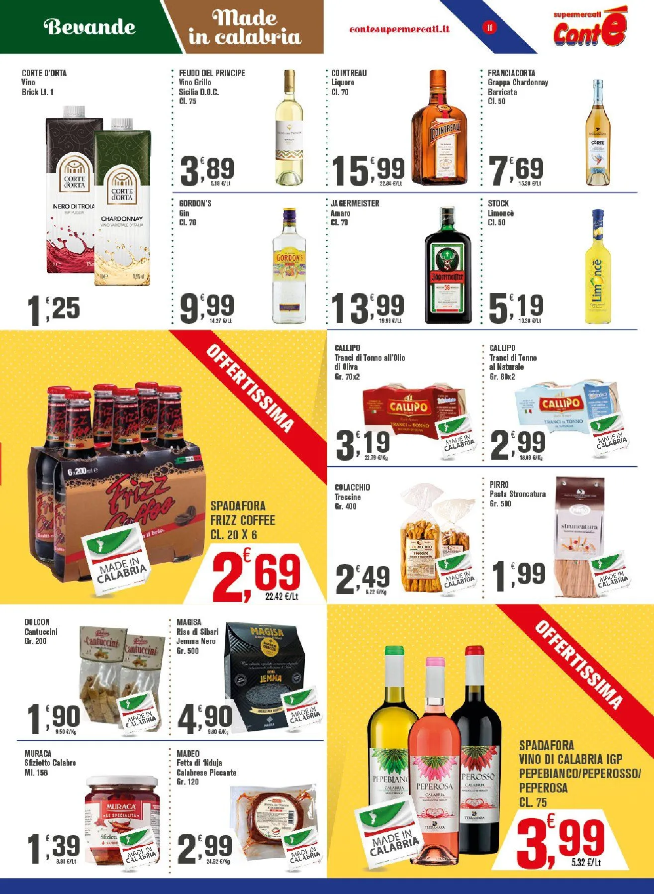 Volantini Conte Supermercati da 10 luglio a 20 luglio di 2025 - Pagina del volantino 11