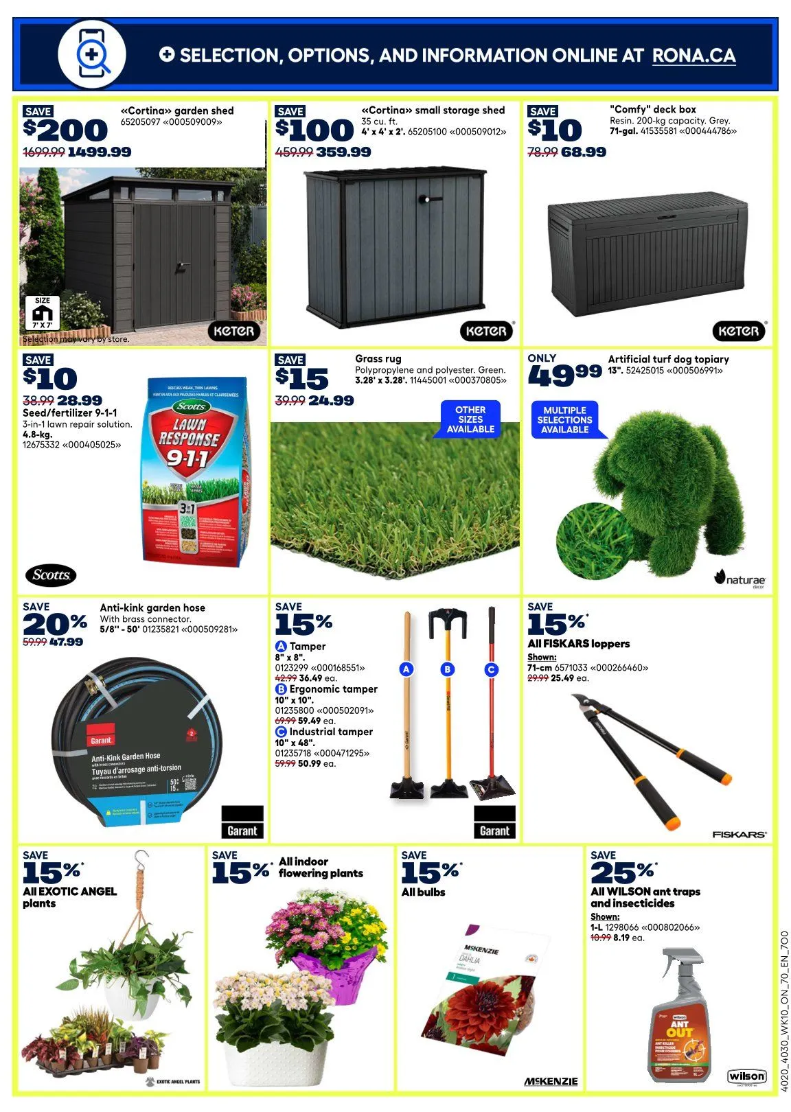 RONA Sales from April 3 to April 8 2026 - flyer page 11