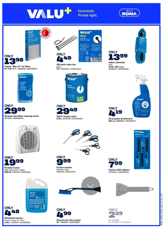 RONA Sales from January 29 to February 11 2026 - flyer page 11