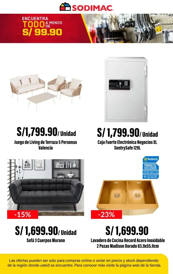 Catalogo de Sodimac Liquidación semanal 4 de julio al 18 de julio 2025 - Pag 6