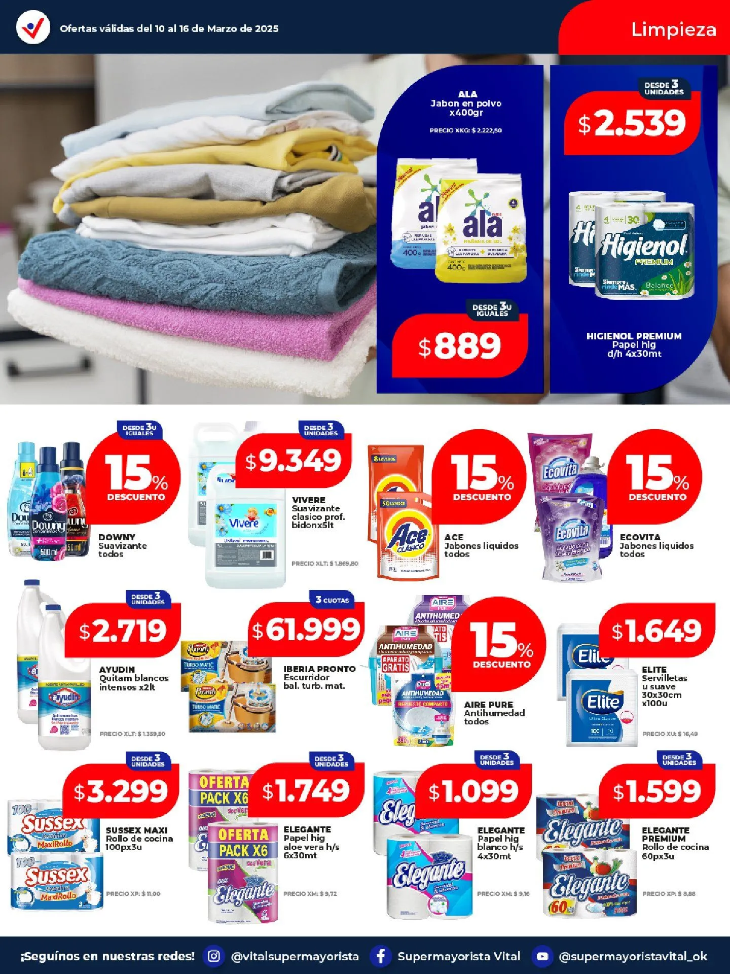 Ofertas de Vital Ofertas  10 de marzo al 16 de marzo 2025 - Página 11 del catálogo
