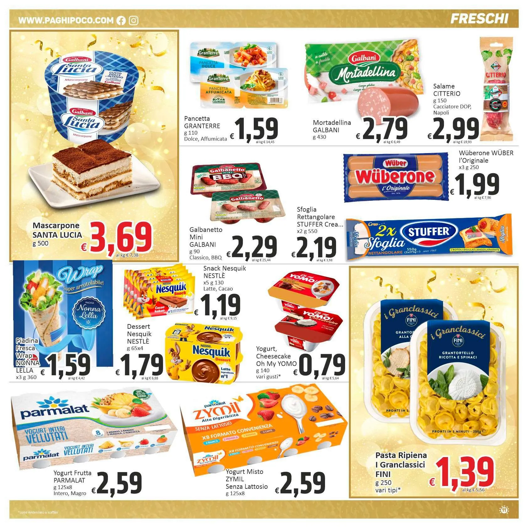 Volantini Paghi Poco da 27 dicembre a 6 gennaio di 2026 - Pagina del volantino 11