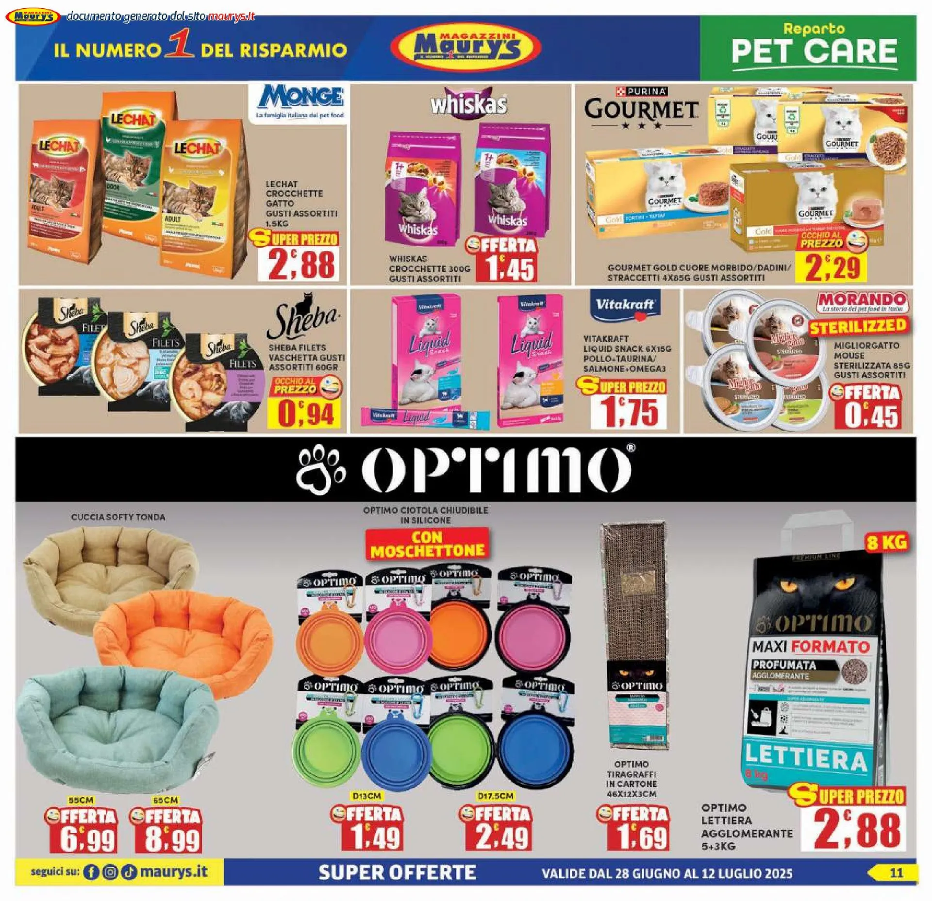 Maury's Promozione da 28 giugno a 12 luglio di 2025 - Pagina del volantino 11