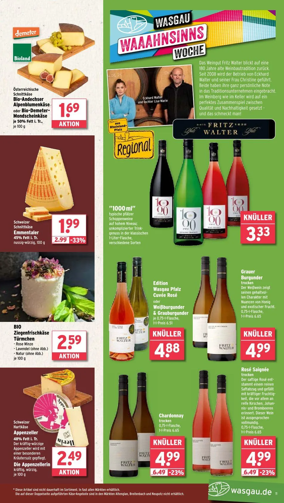 Wasgau Prospekt von 2. Juni bis 7. Juni 2025 - Prospekt seite 11