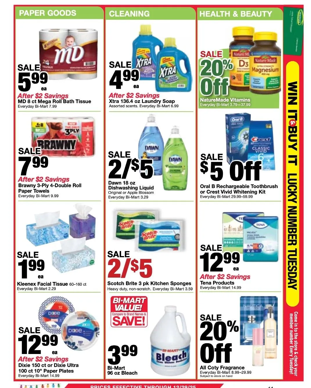 Weekly ad Bi-Mart Sales from December 16 to December 30 2025 - Page 11