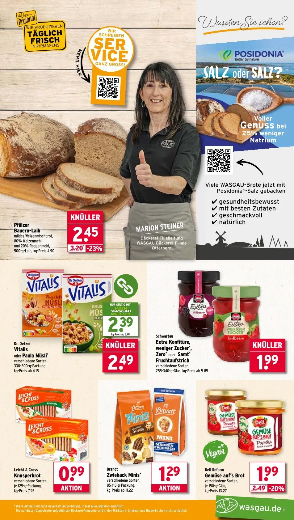 Wasgau Prospekte von 21. Juli bis 26. Juli 2025 - Prospekt seite 11