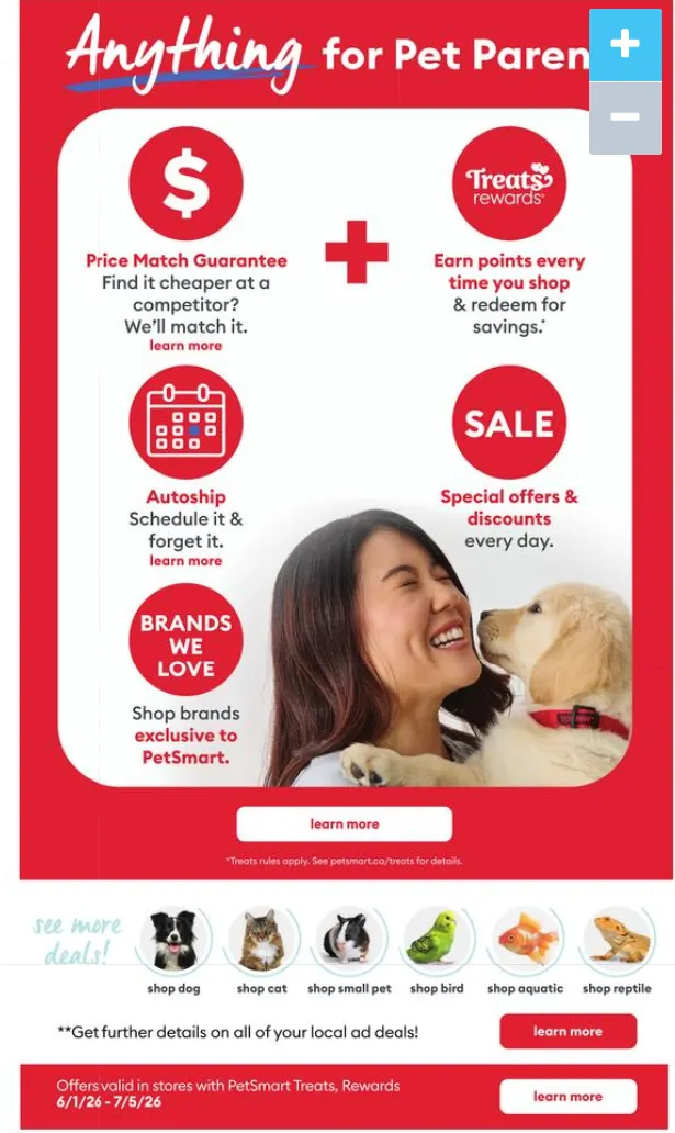 Weekly promotion PetSmart Sales spanning from June 15 to July 5 2026 - Page 11 for Catalogue 365