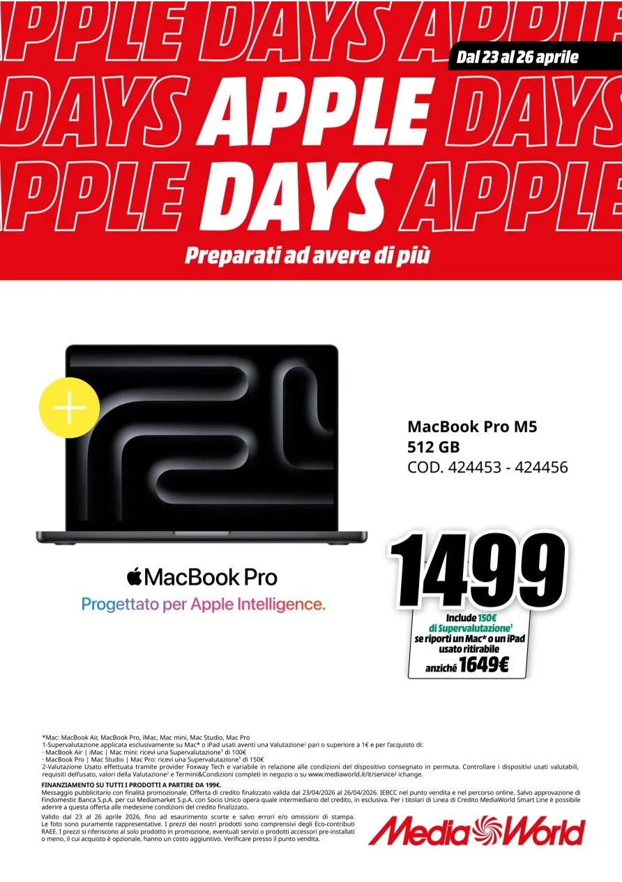 Volantini MEDIAWORLD da 23 aprile a 26 aprile di 2026 - Pagina del volantino 11