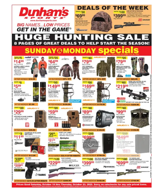 Weekly ad Dunham's Sports Sales from October 18 to October 23 2025 - Page 11