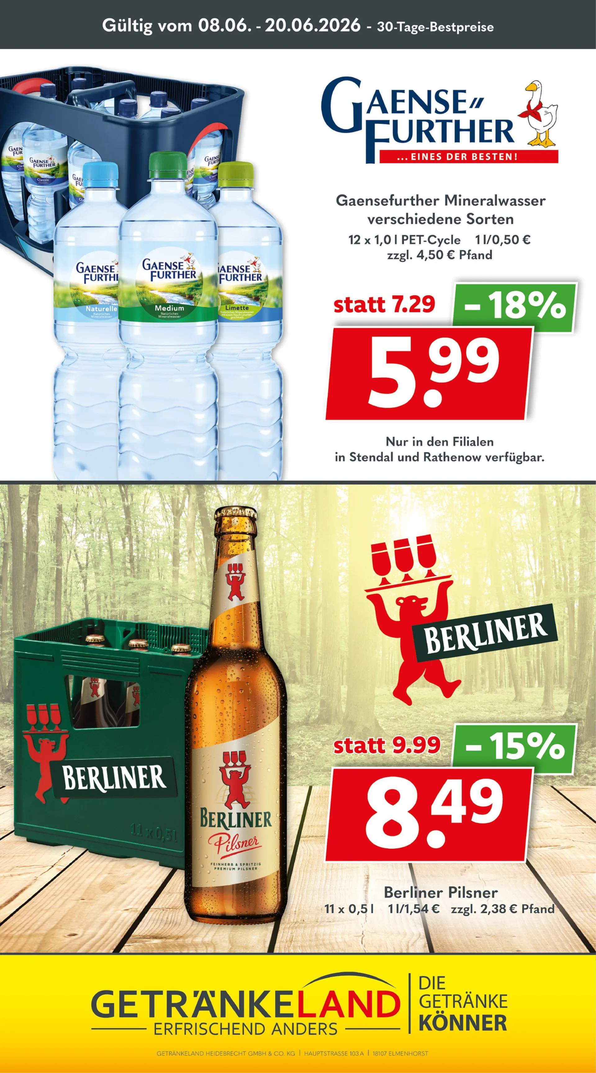  Getränkeland Prospekte von 8. Juni bis 20. Juni 2026 - Prospekt seite 11