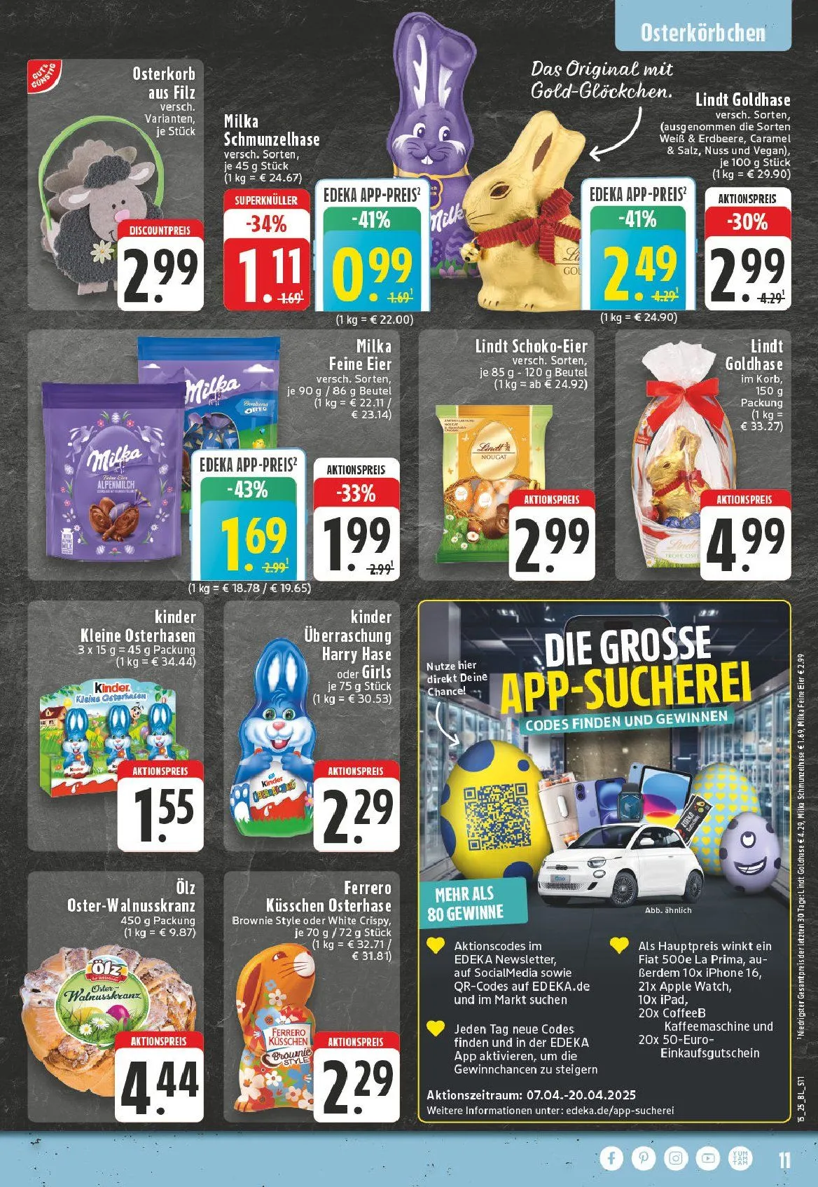 Edeka Prospekt von 7. April bis 12. April 2025 - Prospekt seite 11