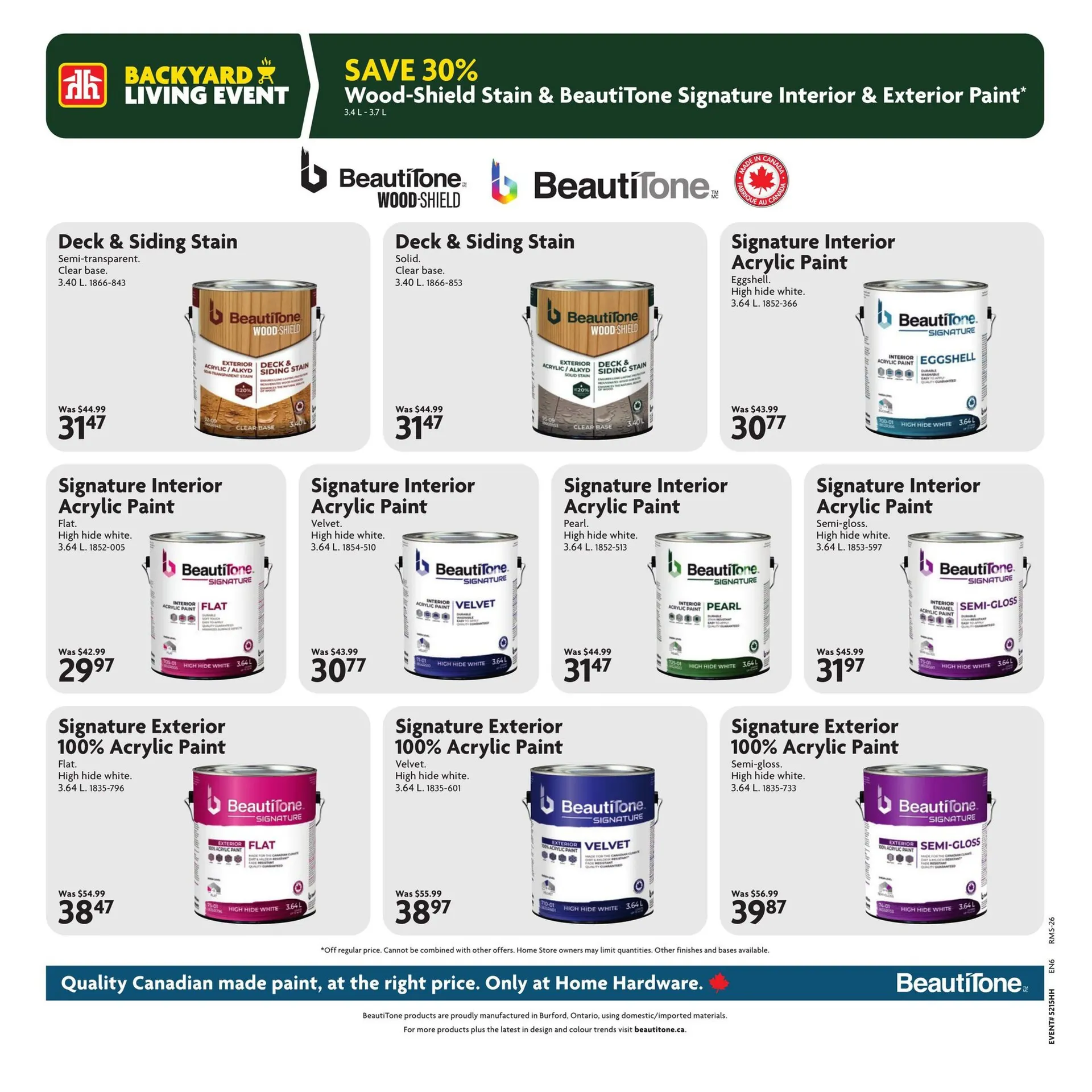 Home Hardware Sales from April 9 to April 22 2026 - flyer page 11