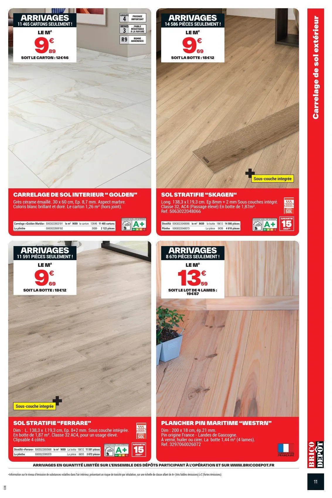 Brico Dépôt Catalogues du 27 mars au 7 avril 2026 - Catalogue page 11