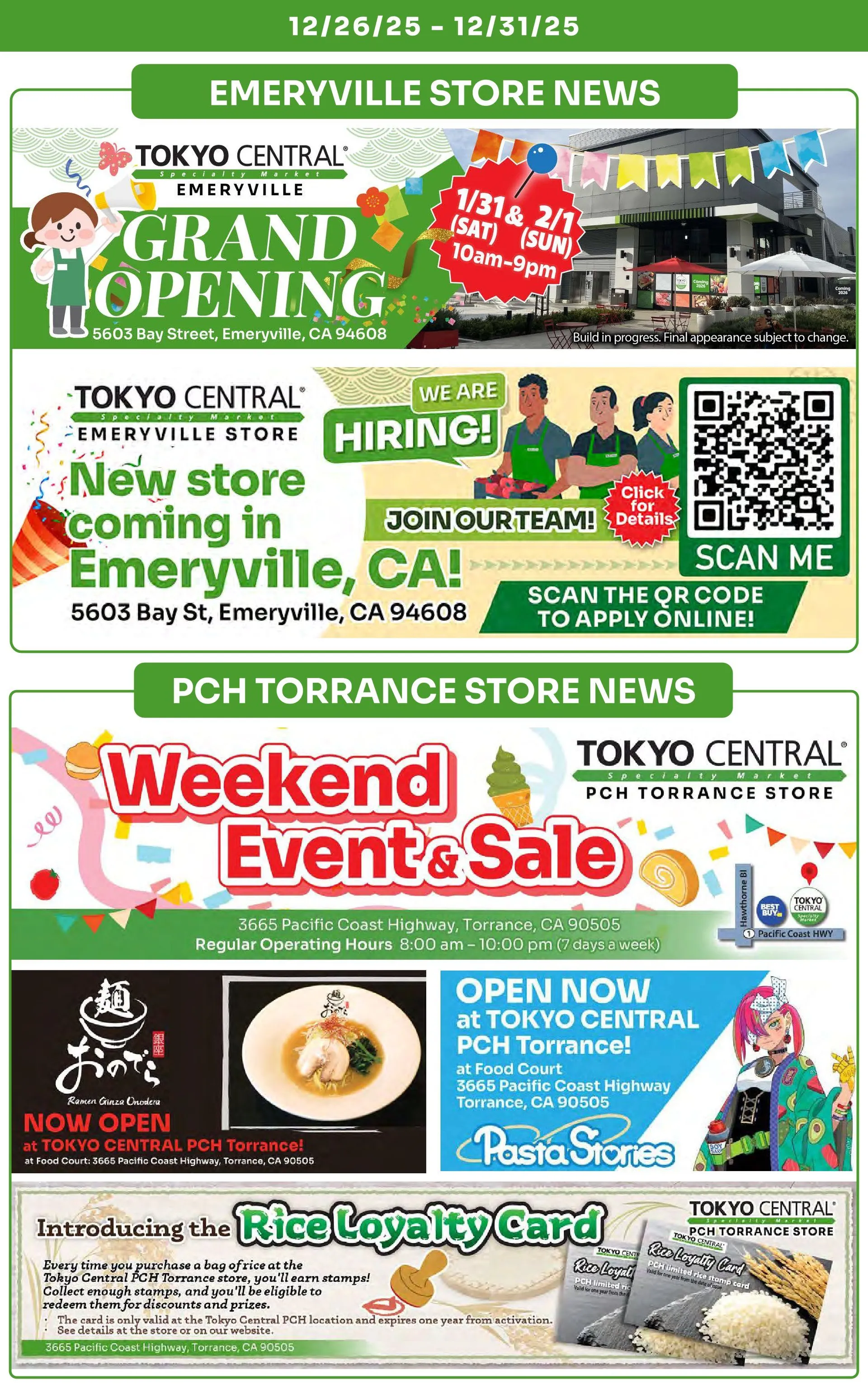 Weekly ad Tokyo Central Specialty Market Sales from December 26 to December 31 2025 - Page 11