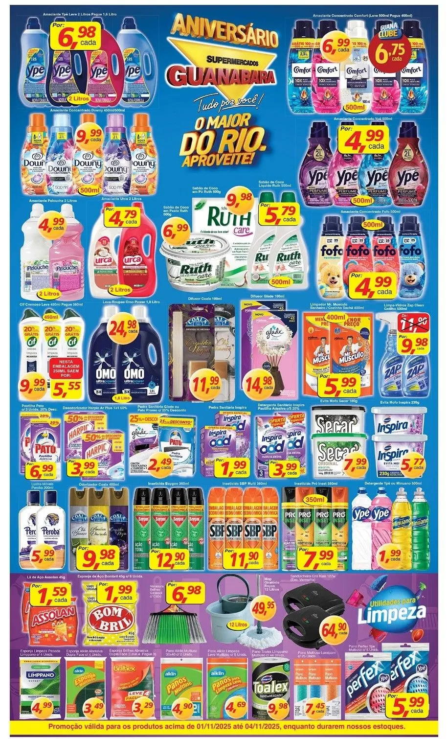 Encarte de Folhetos Supermercados Guanabara  1 de novembro até 4 de novembro 2025 - Pagina 11