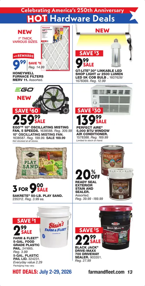 Weekly ad  Blain's Farm & Fleet Sales from July 2 to July 29 2026 - Page 11