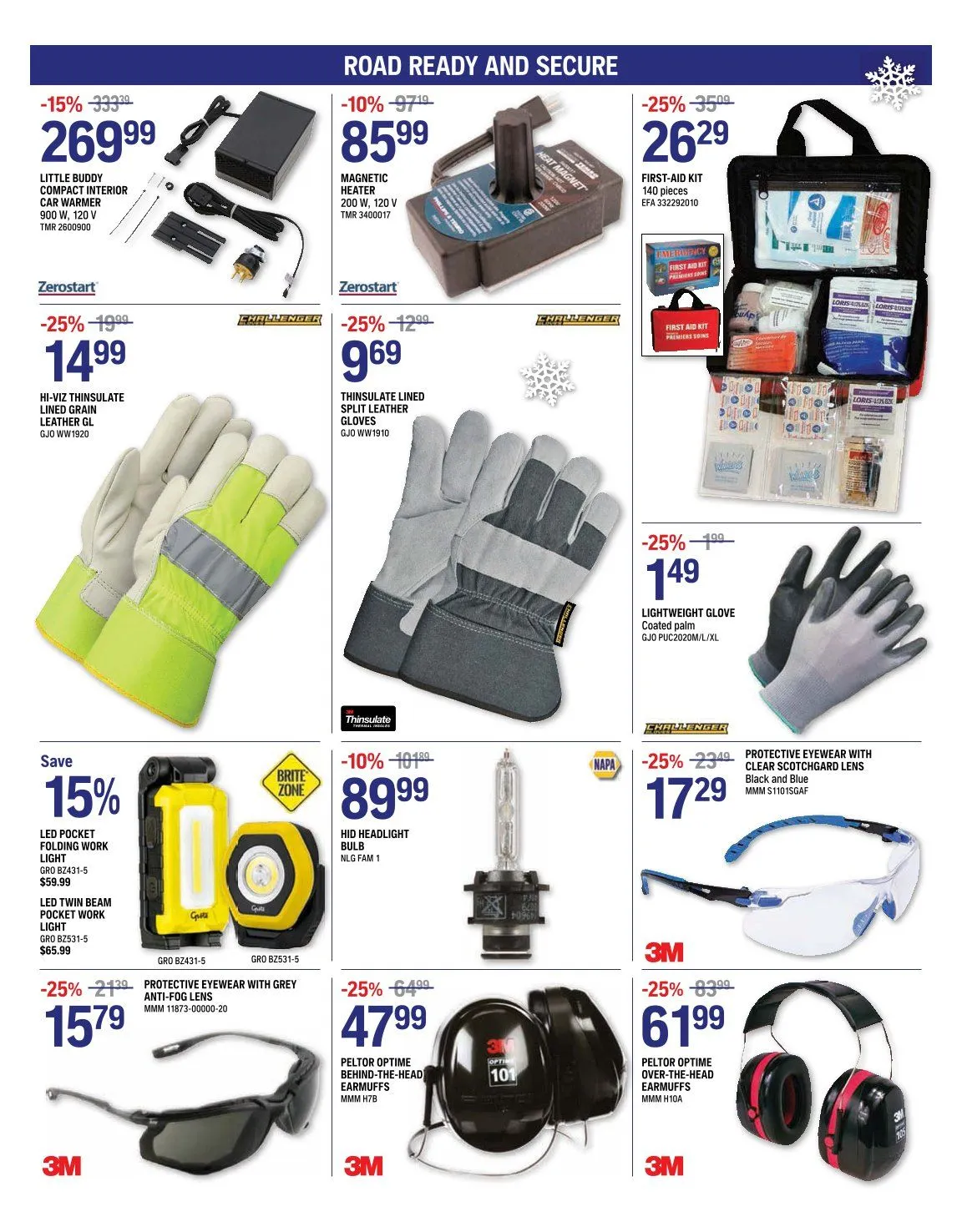 NAPA Auto Parts Sales from November 13 to December 31 2025 - flyer page 11
