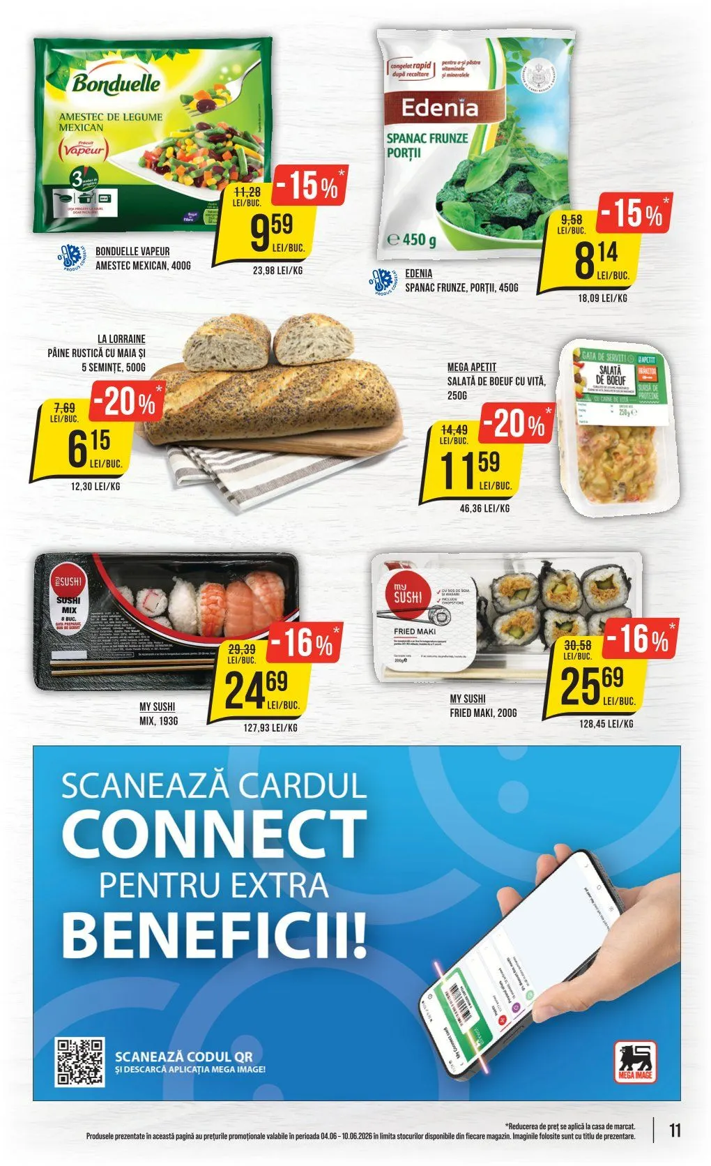 Catalog Mega Image de la 4 iunie până la 10 iunie 2026 - Revista Pagina 11