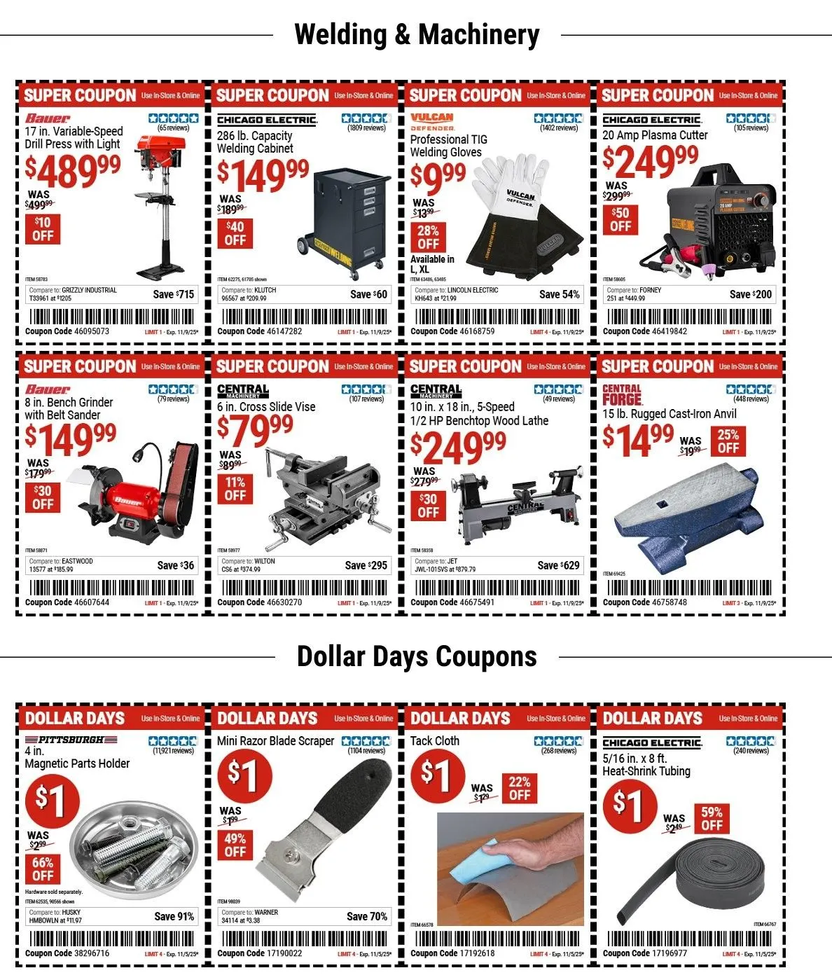 Weekly ad Harbor Freight Sales from October 28 to November 9 2025 - Page 11