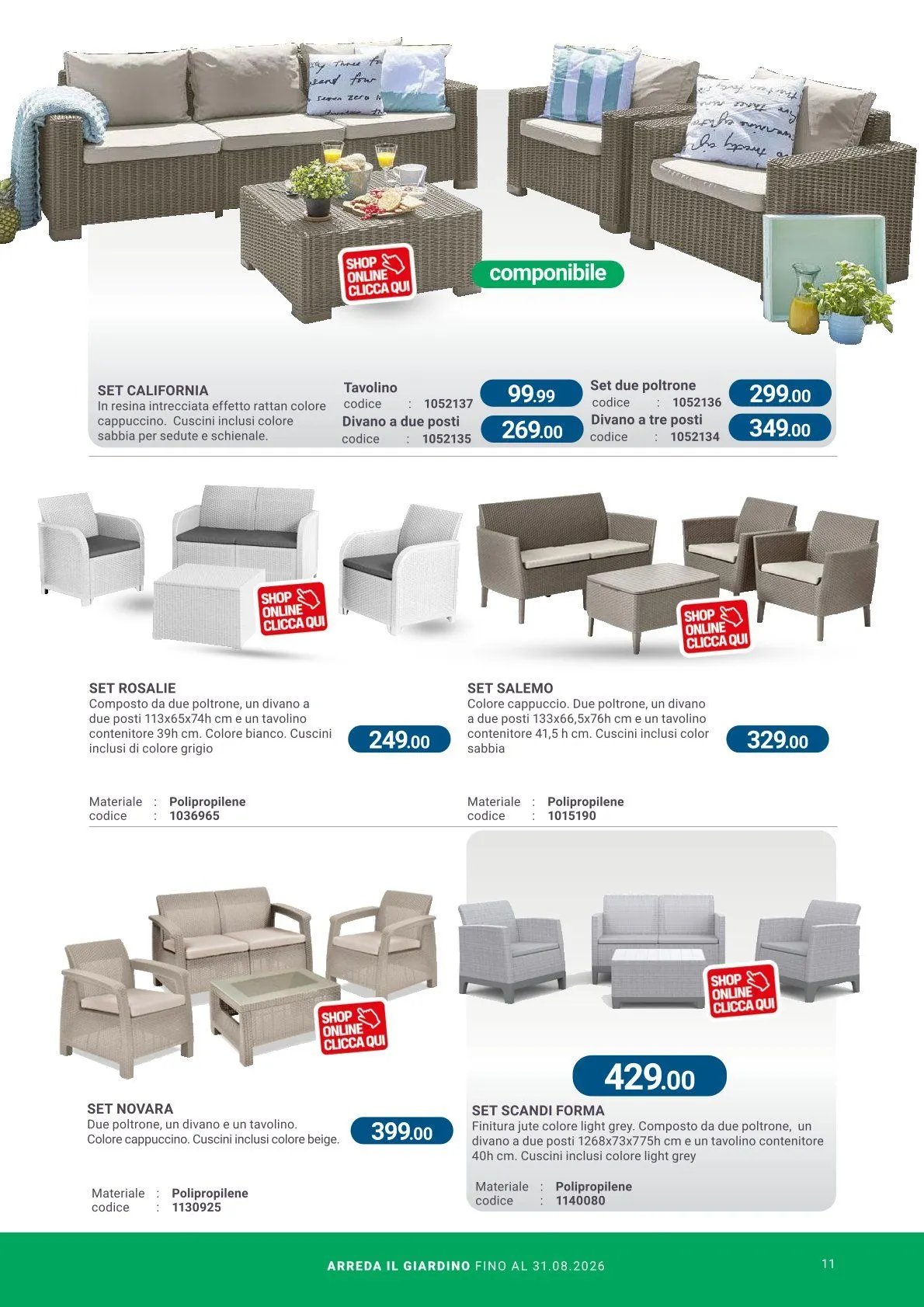  Volantini Cfadda da 8 aprile a 31 agosto di 2026 - Pagina del volantino 11