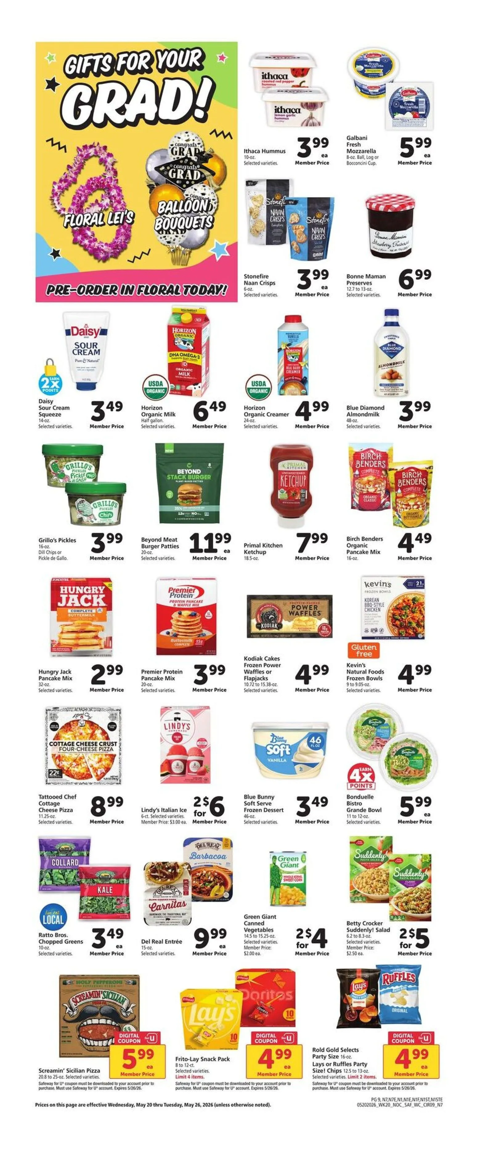 Weekly promotion Safeway Sales spanning from May 20 to May 26 2026 - Page 11 for Catalogue 365