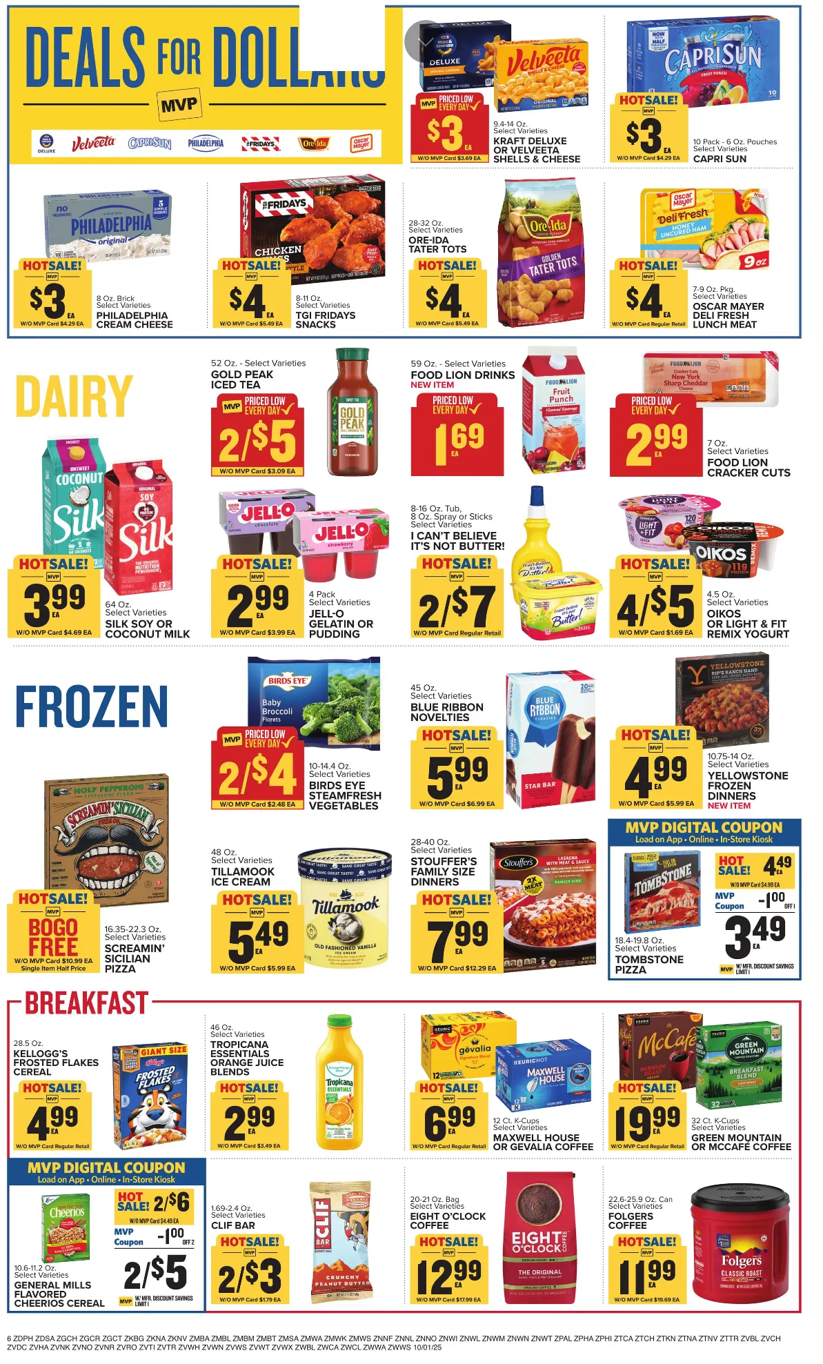 Weekly promotion Food Lion Sales spanning from October 1 to October 7 2025 - Page 11 for Catalogue 365