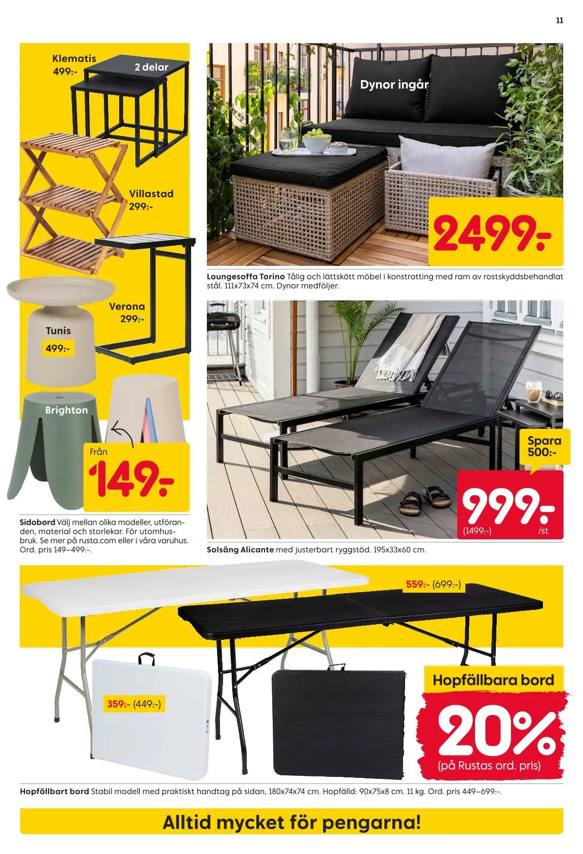  Rusta Erbjudanden från 25 maj till 30 maj 2026 - Reklamblad sidor 11
