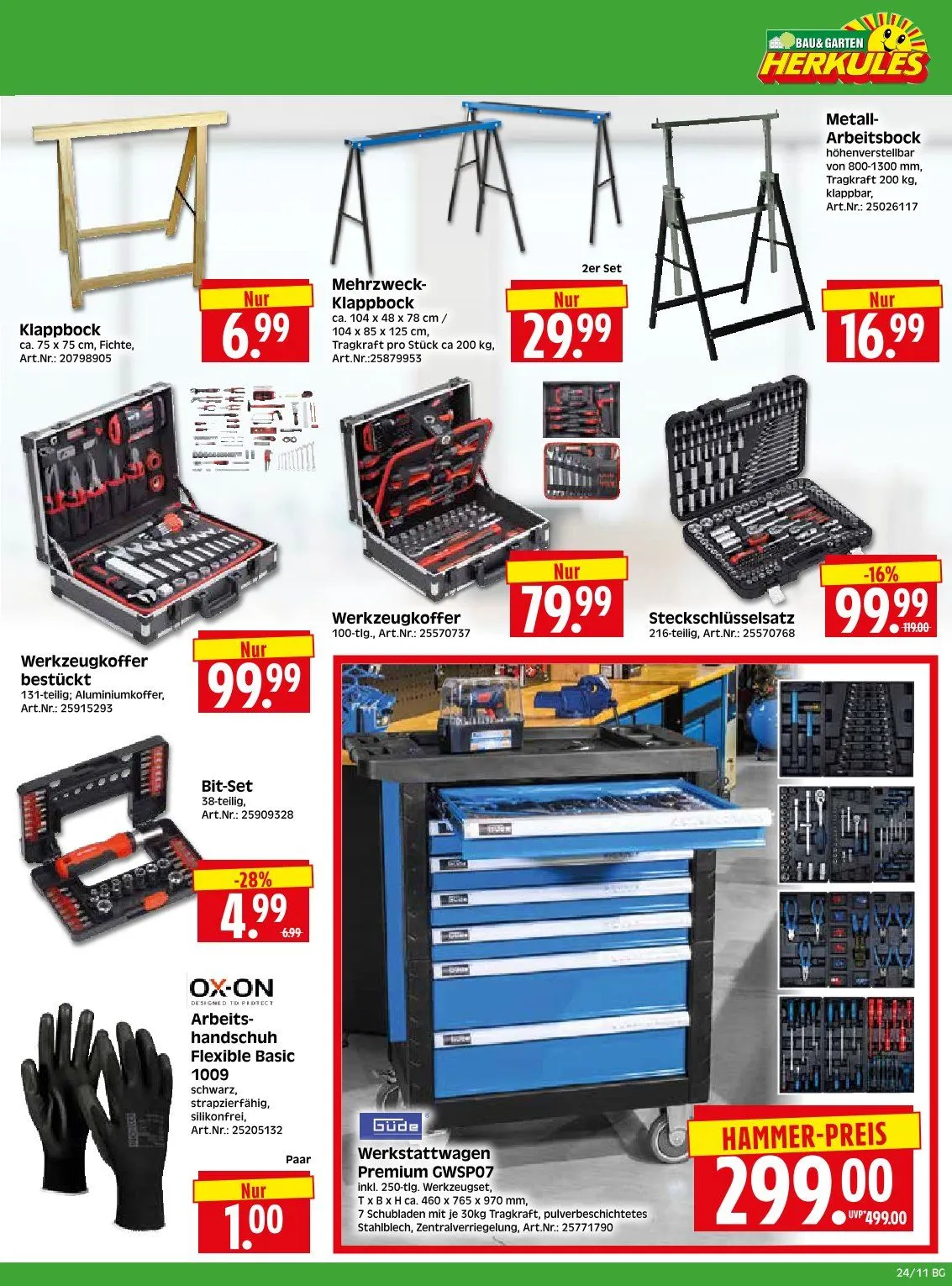 Herkules Baumarkt Angebote von 8. Juni bis 13. Juni 2026 - Prospekt seite 11