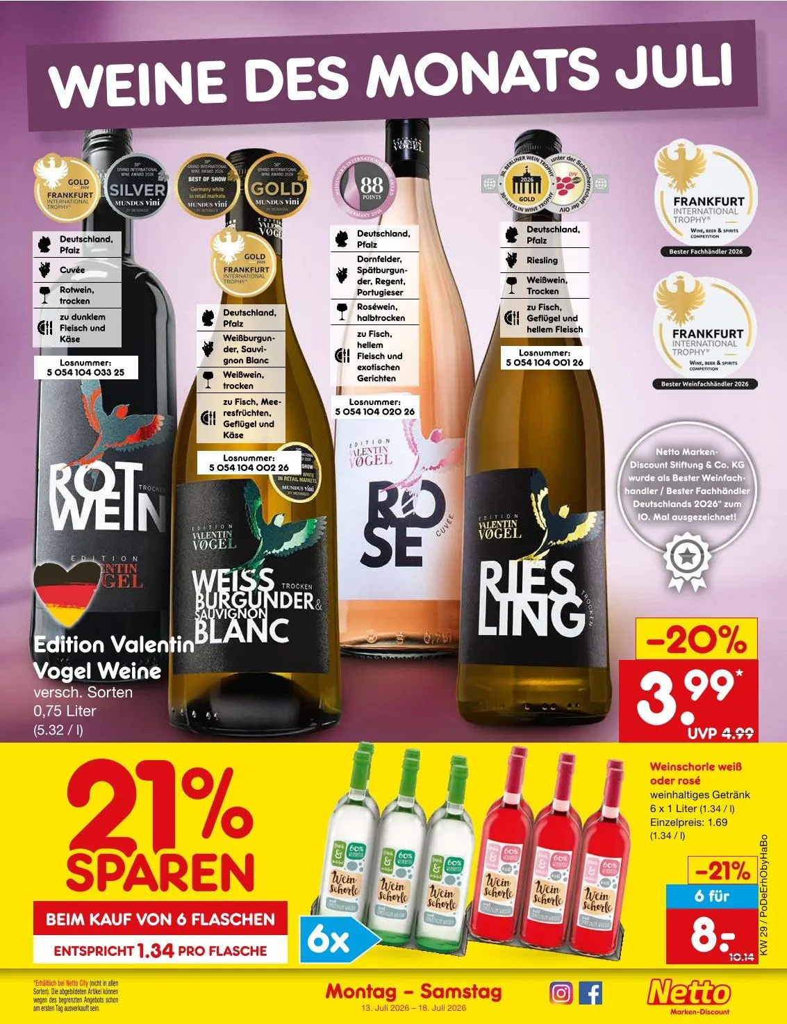 Netto Marken-Discount Folders van 13 juli tot 18 juli 2026 - Folder pagina 11
