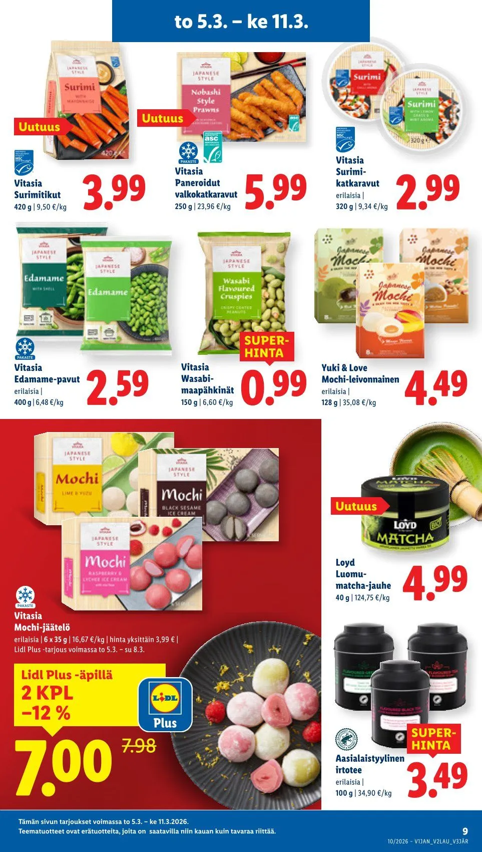  Kaupan Lidl uusimmat tarjoukset voimassa alkaen 5. maaliskuuta - 11. maaliskuuta 2026 - Tarjouslehti sivu 11