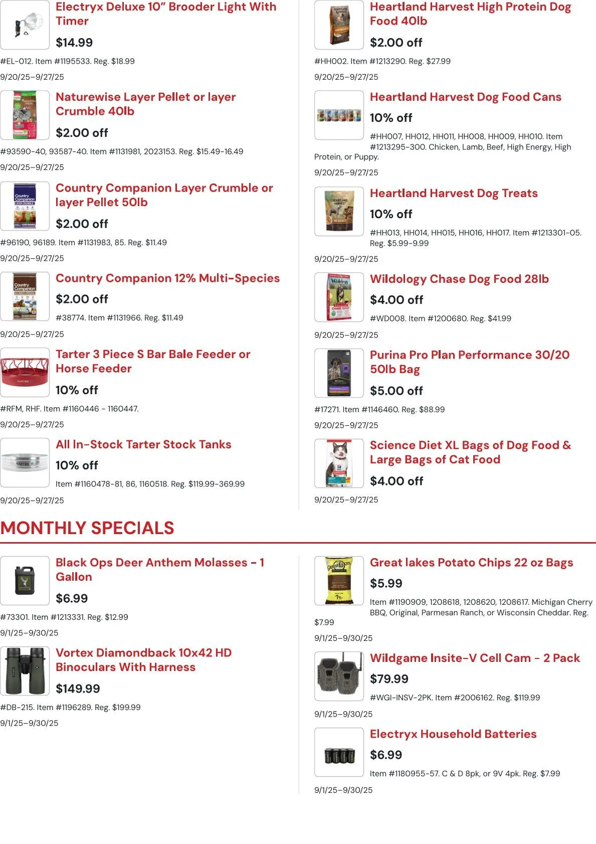 Weekly promotion L&M Fleet Supply Sales spanning from September 24 to September 30 2025 - Page 11 for Catalogue 365