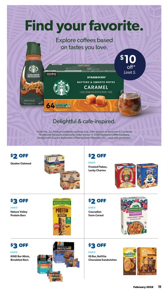 Weekly ad Sam's Club  Sales from January 28 to February 22 2026 - Page 12