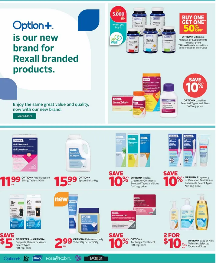 Rexall Sales from March 27 to April 2 2026 - flyer page 9
