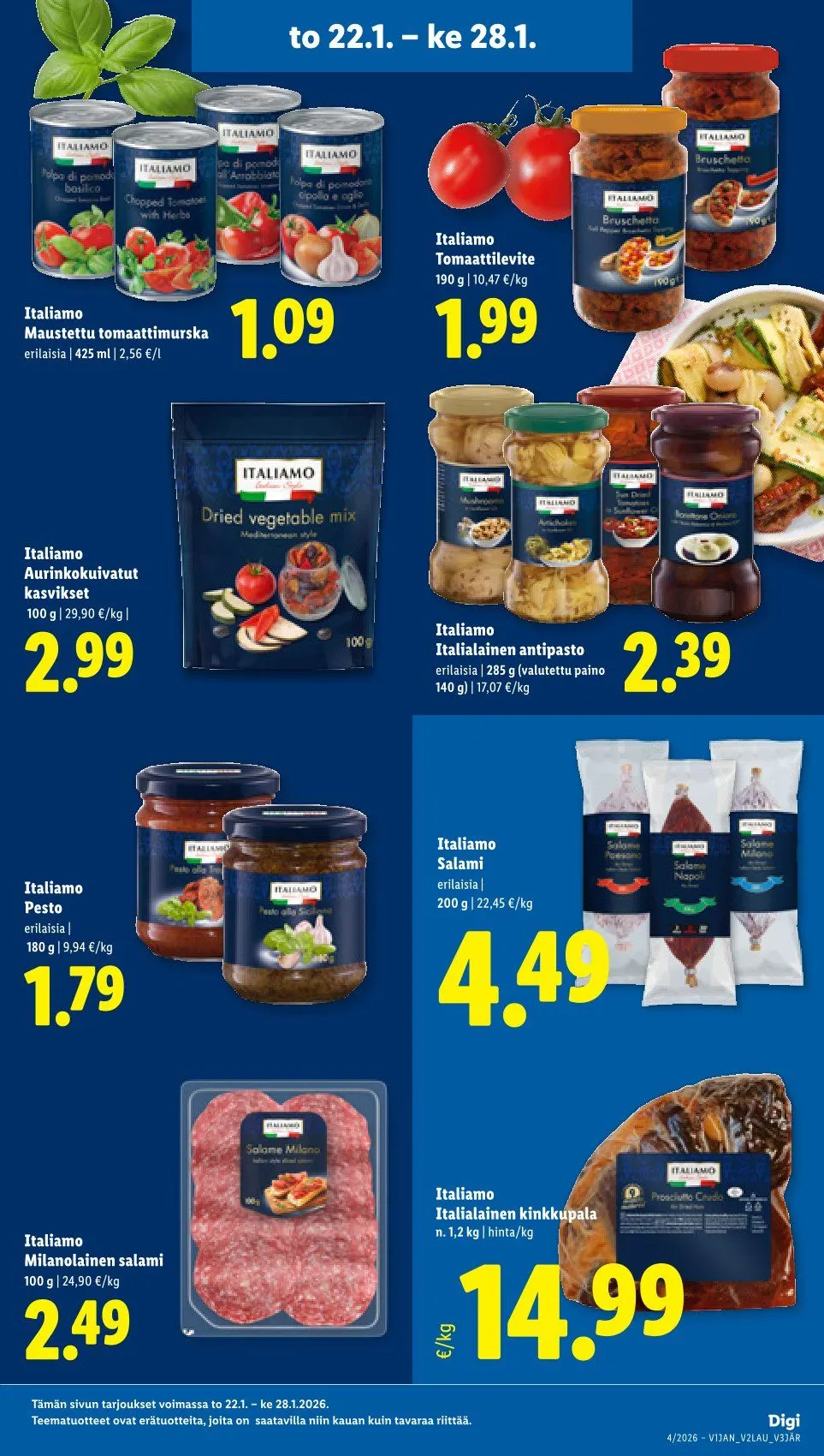  Lidl  voimassa alkaen 22. tammikuuta - 25. tammikuuta 2026 - Tarjouslehti sivu 11