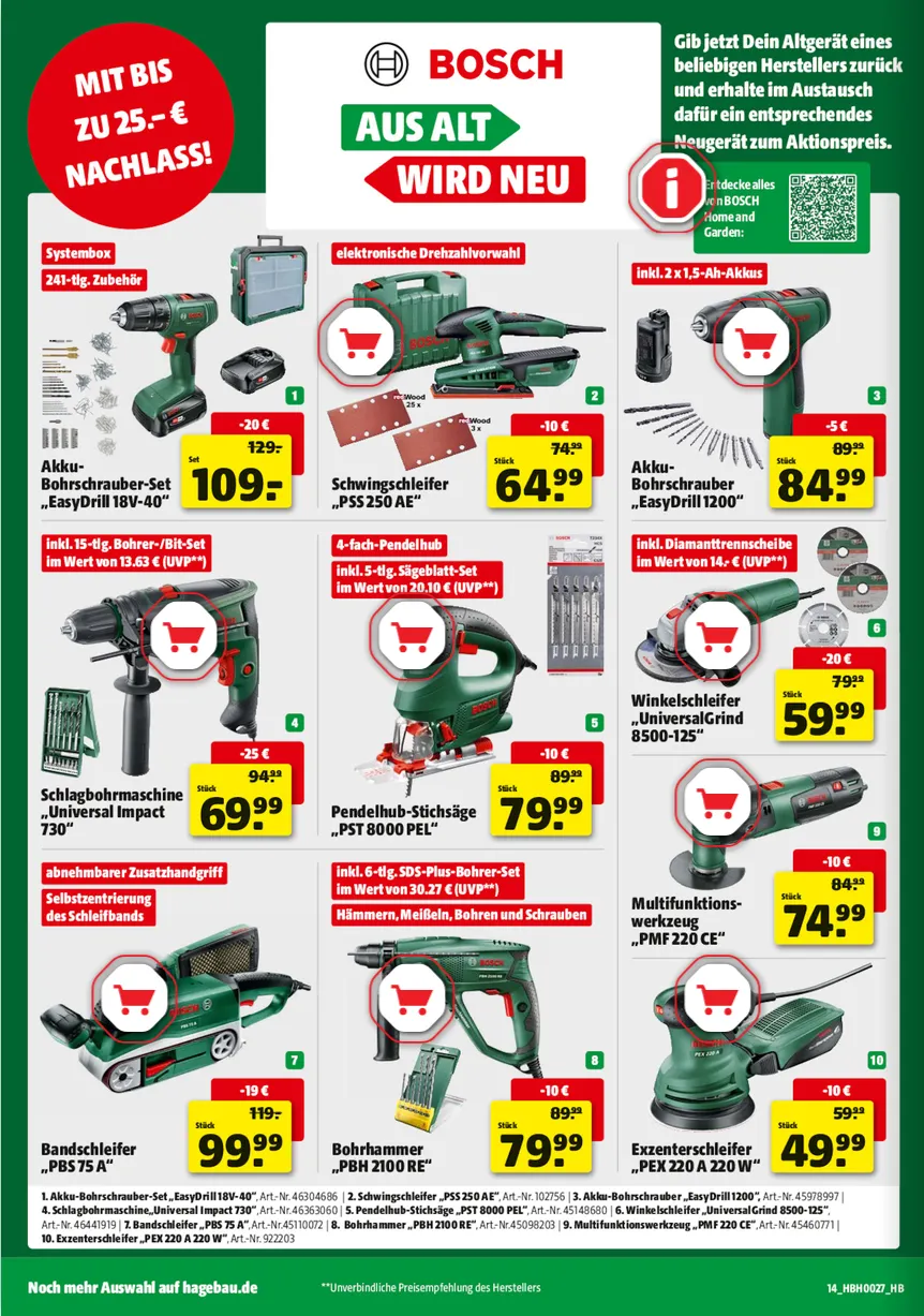 Hagebaumarkt Prospekte von 27. Juni bis 4. Juli 2026 - Prospekt seite 11
