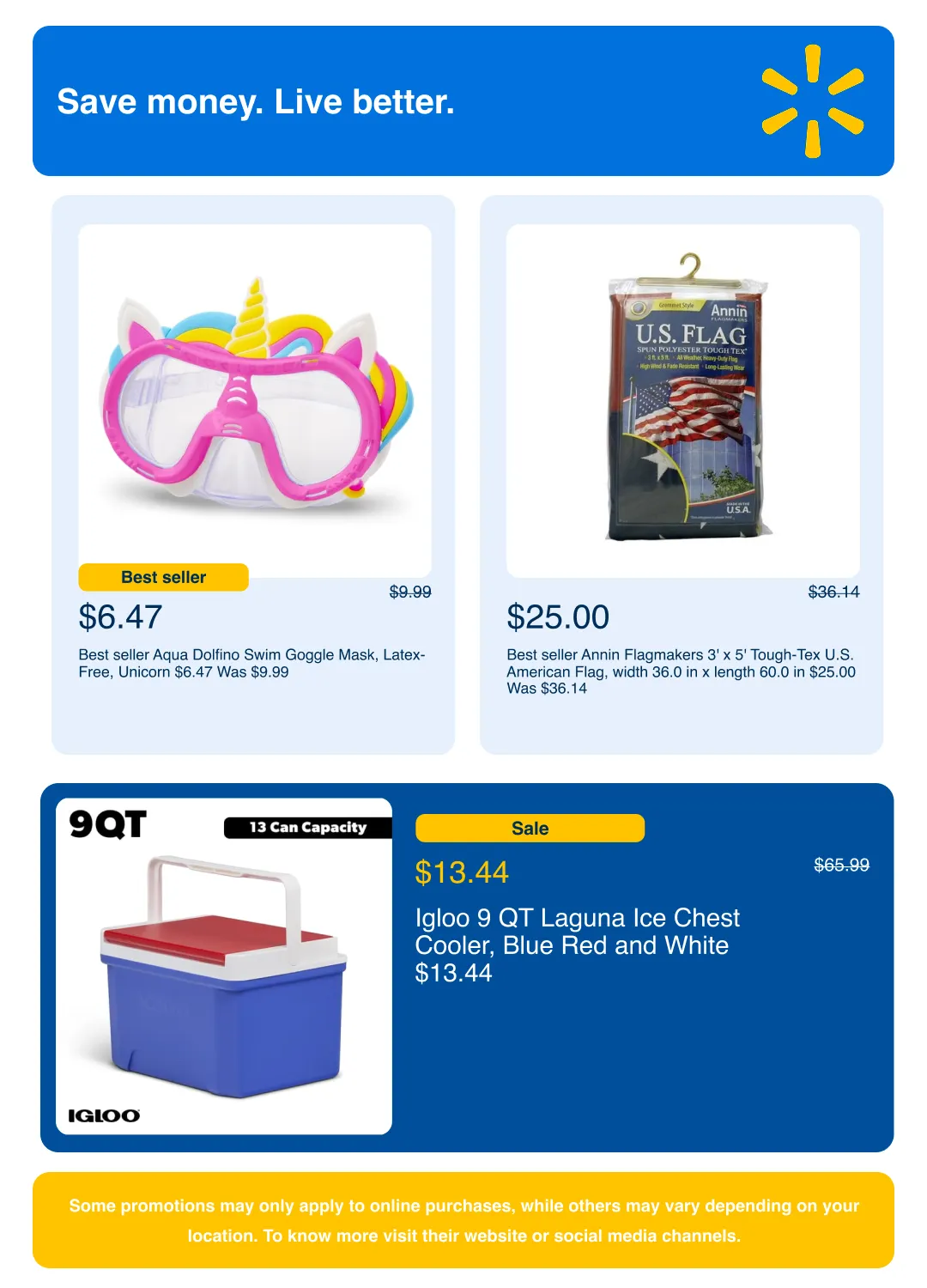 Weekly promotion Walmart Sales spanning from May 22 to June 10 2026 - Page 11 for Catalogue 365