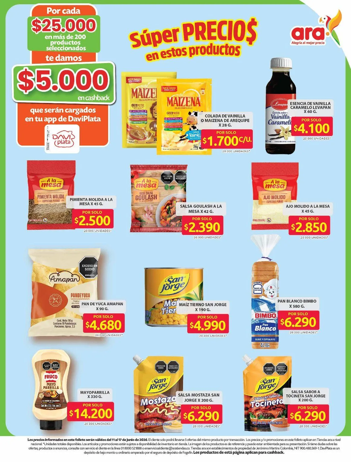 Catalogo de ofertas de Ara 11 de junio al 8 de julio 2026 - Pag 11