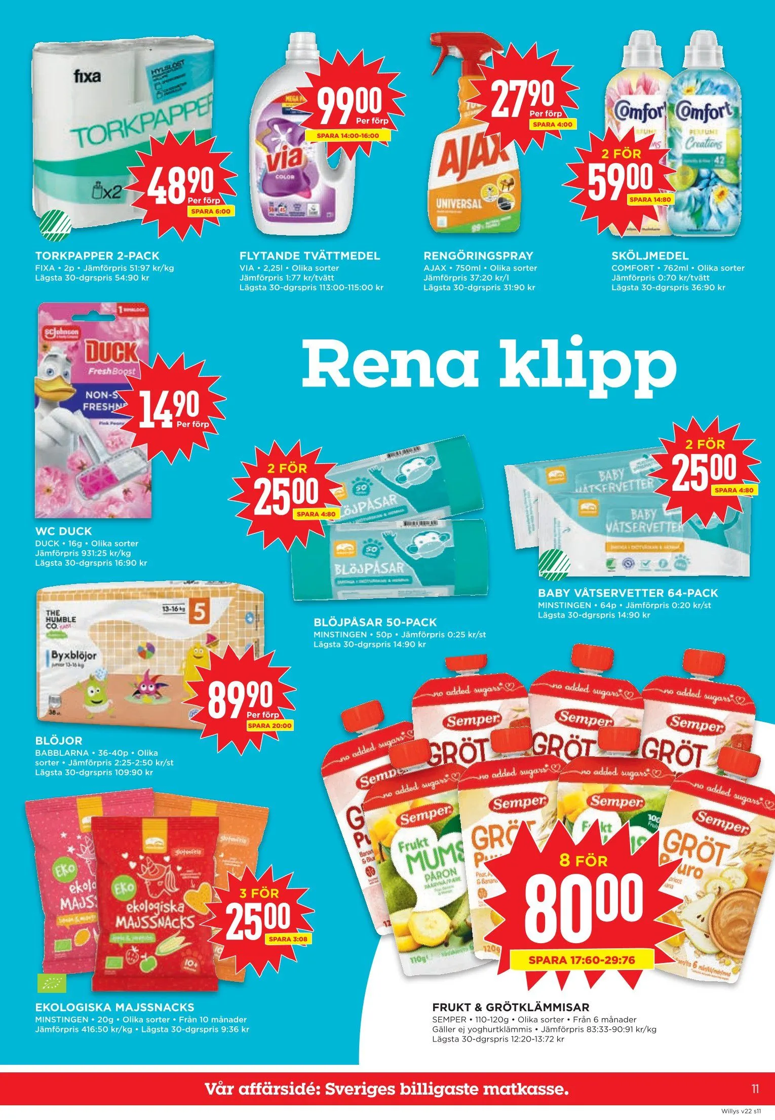 Willys Erbjudanden från 25 maj till 31 maj 2026 - Reklamblad sidor 11