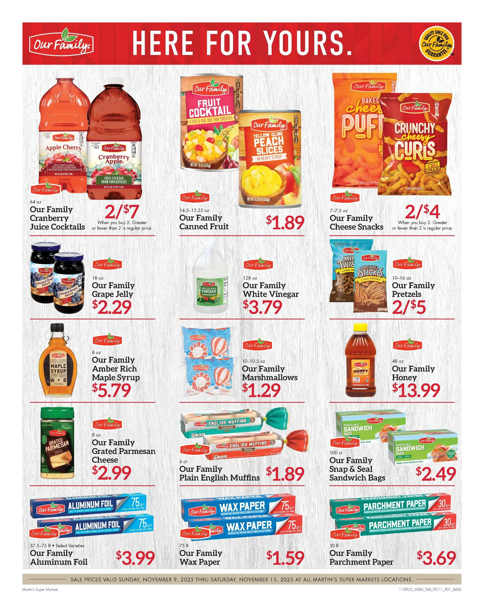 Weekly promotion Martin’s  Sales spanning from November 9 to November 15 2025 - Page 11 for Catalogue 365
