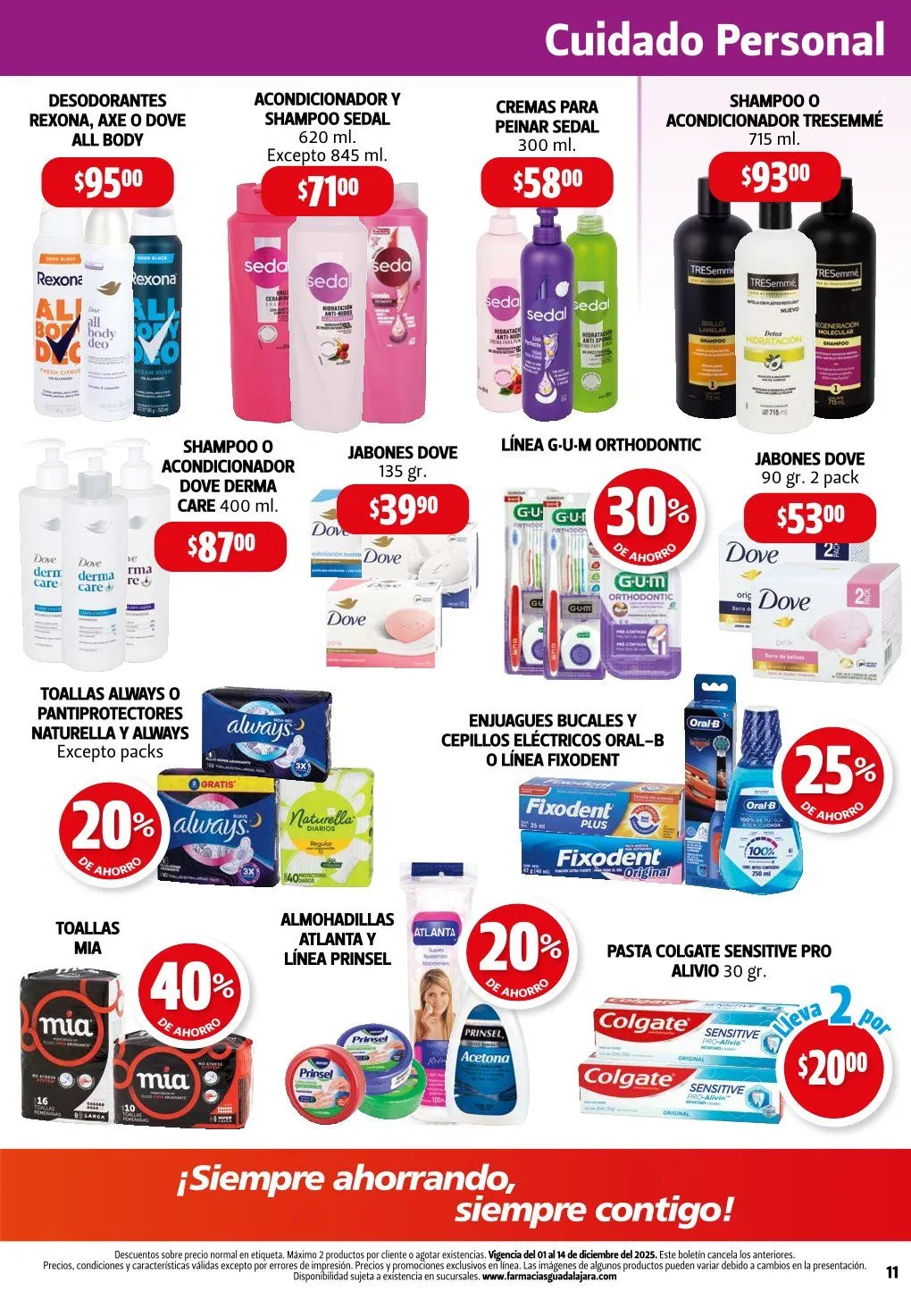 Catálogo de Farmacia Guadalajara 17 de diciembre al 22 de diciembre 2025 - Pagina 11