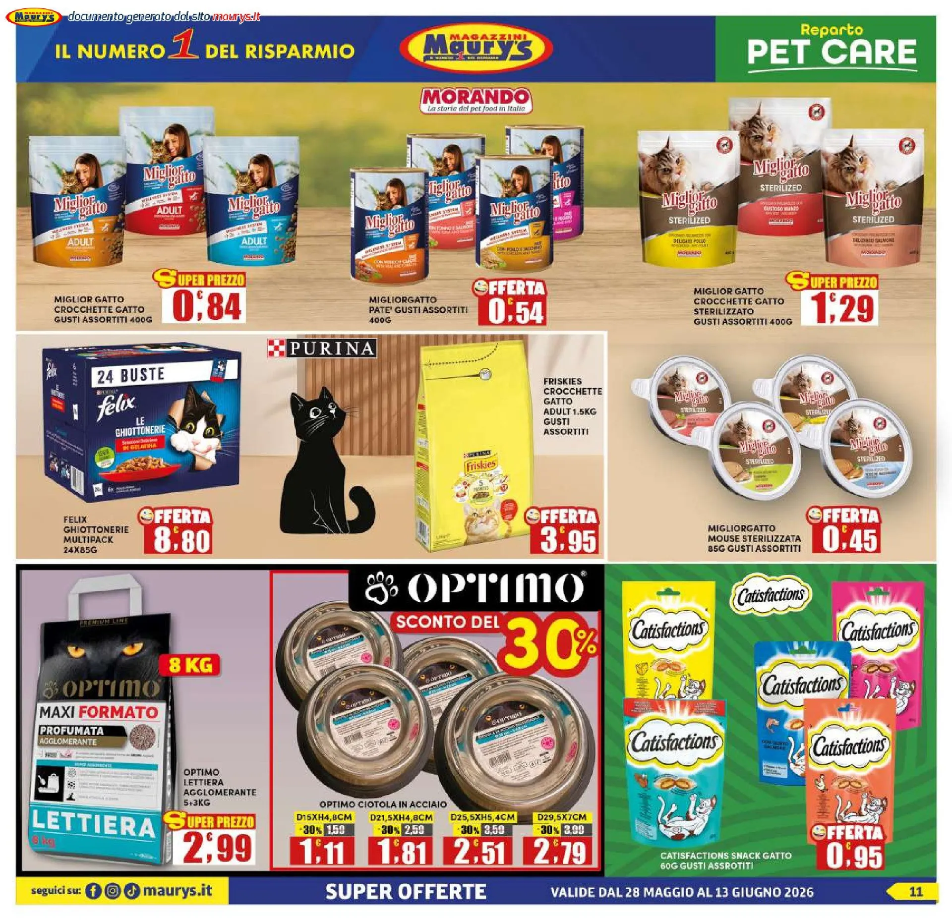 Maury's Volantino da 28 maggio a 13 giugno di 2026 - Pagina del volantino 11