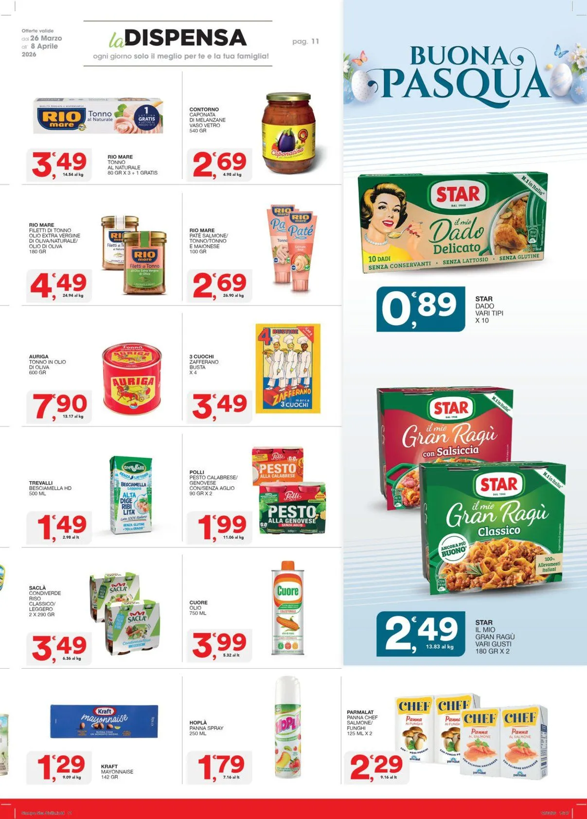  Volantini Sisa da 26 marzo a 8 aprile di 2026 - Pagina del volantino 11