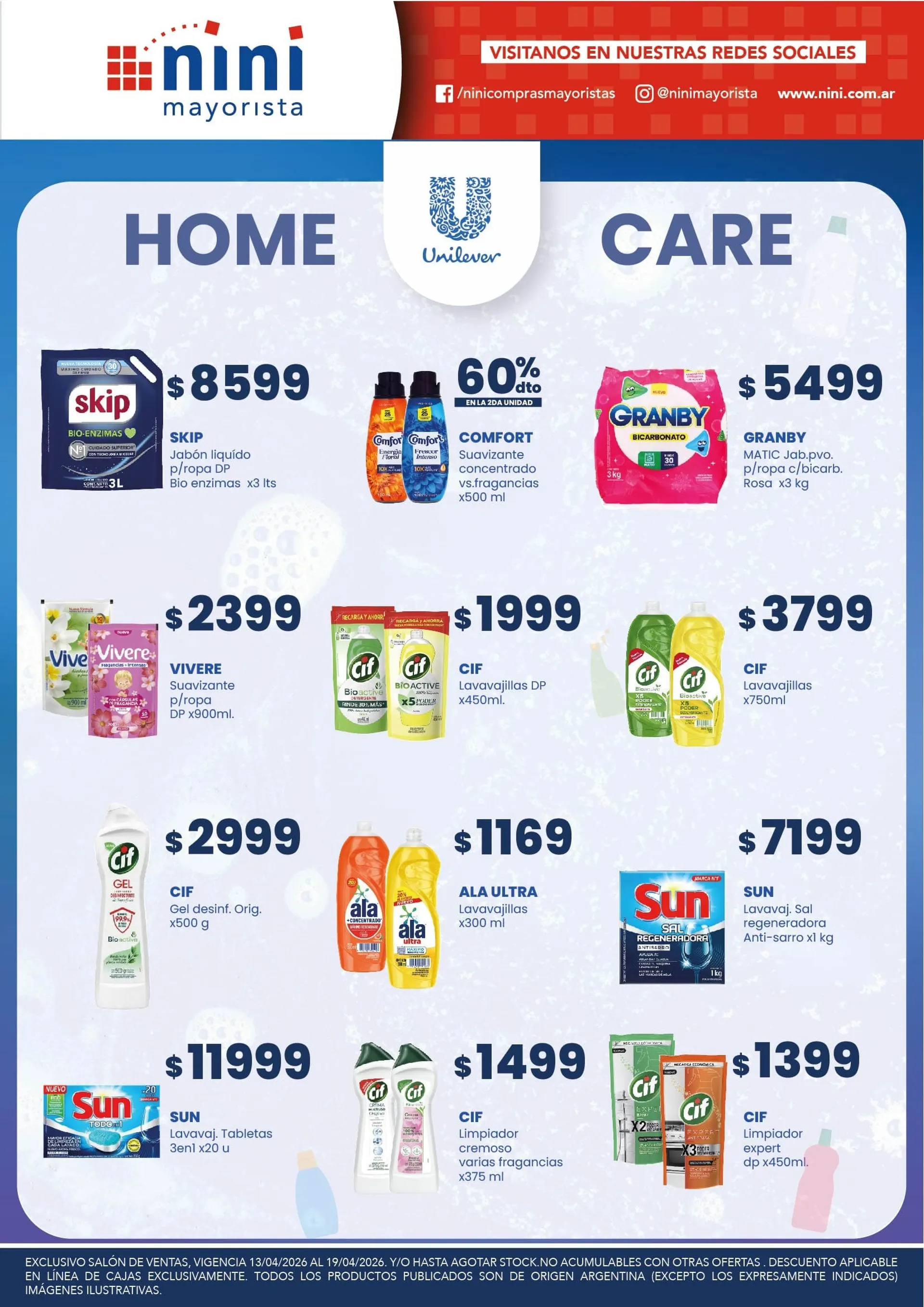 Ofertas de Nini Mayorista Ofertas 17 de abril al 19 de abril 2026 - Página 11 del catálogo